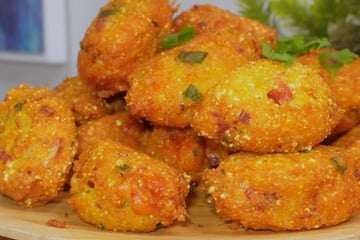 O bolinho caipira de flocão de milho que não pode faltar na sua Festa Junina