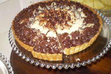 Torta trufada branca e preta