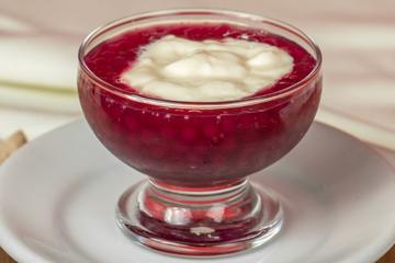 Sagu de suco de uva