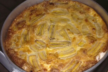 Torta de banana (massa seca)