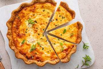 Quiche de ricota na air fryer