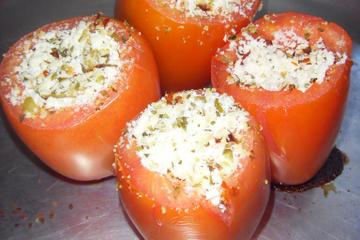 Tomate Recheado ao Forno