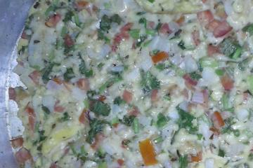 Omelete com aveia