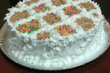 Bolo de nozes para aniversário