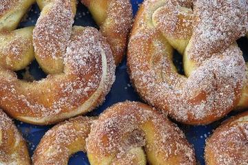 Pretzel de canela e açúcar