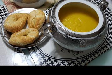 Caldo de Mandioquinha com Gruyere