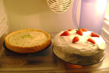 Torta de morango com chantilly