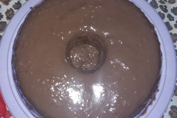 Cobertura de chocolate para bolos