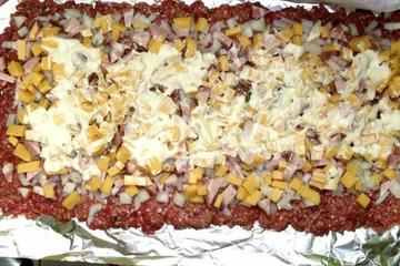 Rocambole de carne moída
