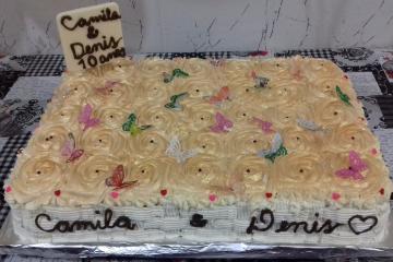 Bolo de noivado ou casamento