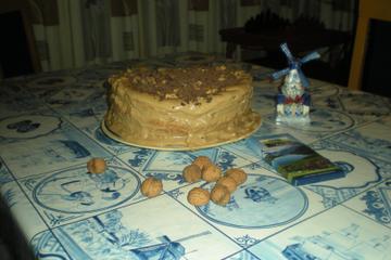 Torta de Café e Nozes
