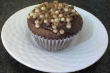 Cupcake de chocolate