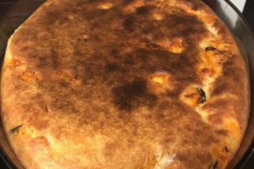 Torta de frango com palmito