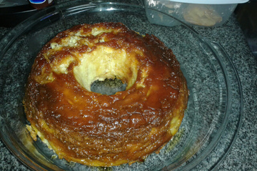 Pudim de pão sem leite condensado e sem banho-maria