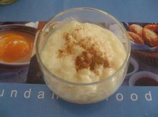 Arroz doce na panela de pressão