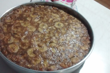 Torta de banana sem glúten