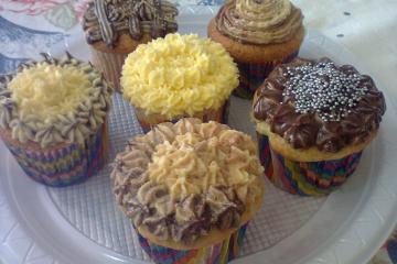 Cupcake de Chocolate com Creme amanteigado de Chocolate