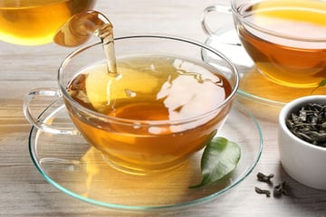 Chá verde tradicional sem ficar com sabor amargo
