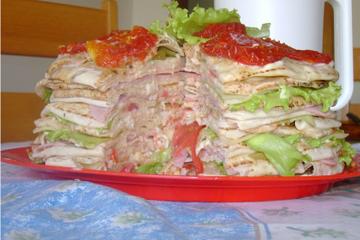 Salada de panqueca