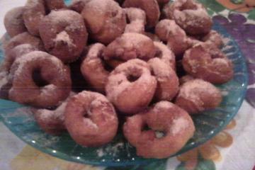 Rosquinhas de coco e canela