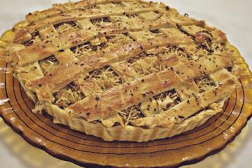 Torta de frango massa folhada