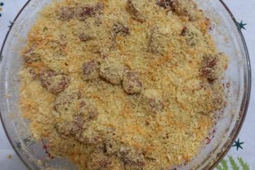 Farofa com cenoura ralada