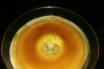 Pudim de leite condensado com creme de leite