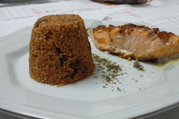 Quinoa ao molho funghi