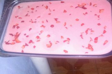 Mousse de morango