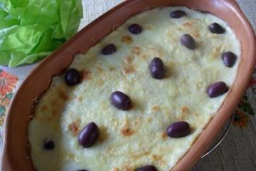 Filé de peixe gratinado