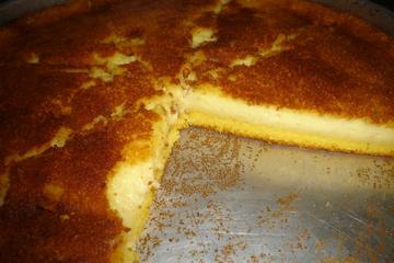 Bolo de fubá cremoso