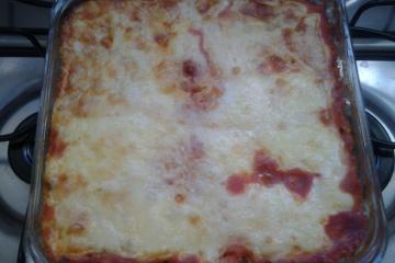 Arroz à parmegiana de forno