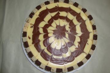 Torta de chocolate branco