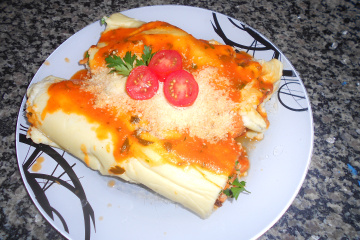 Rocambole de batata