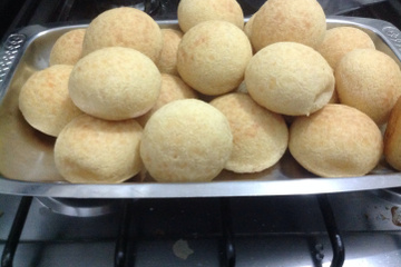 Pão de queijo especial com polvilho e fécula
