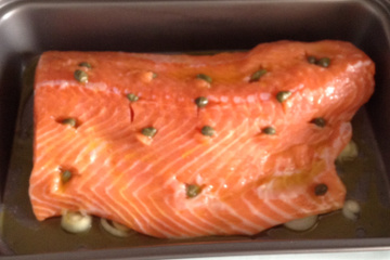 Salmão no forno