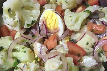 Salada de couve-flor