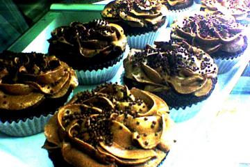 Cupcake de Chocolate com Creme amanteigado de Chocolate