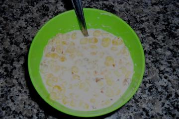 Canjica com amendoim
