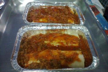 Canelone de carne
