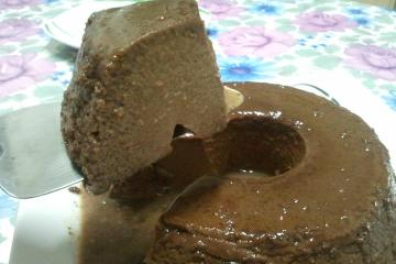 Pudim de chocolate