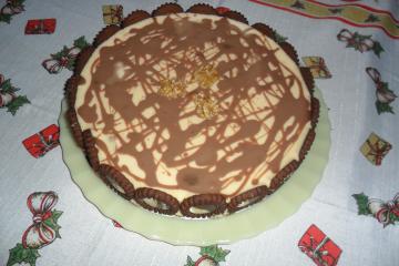 Torta cremosa de nozes