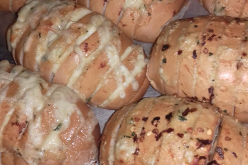 Pão de alho saboroso