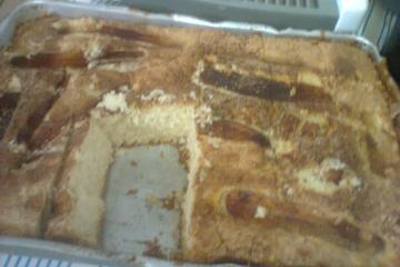 Bolo de banana e canela