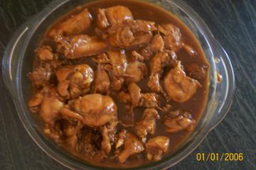 Frango com molho de cerveja Caracu