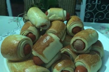 Massa para salgadinho (esfiha, enrolado de salsinha e presunto e queijo)