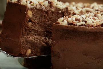 Bolo mousse de nutella