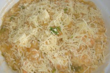 Risoto de camarão