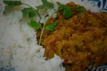 Carne seca com abóbora