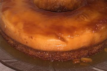 Bolo pudim de laranja